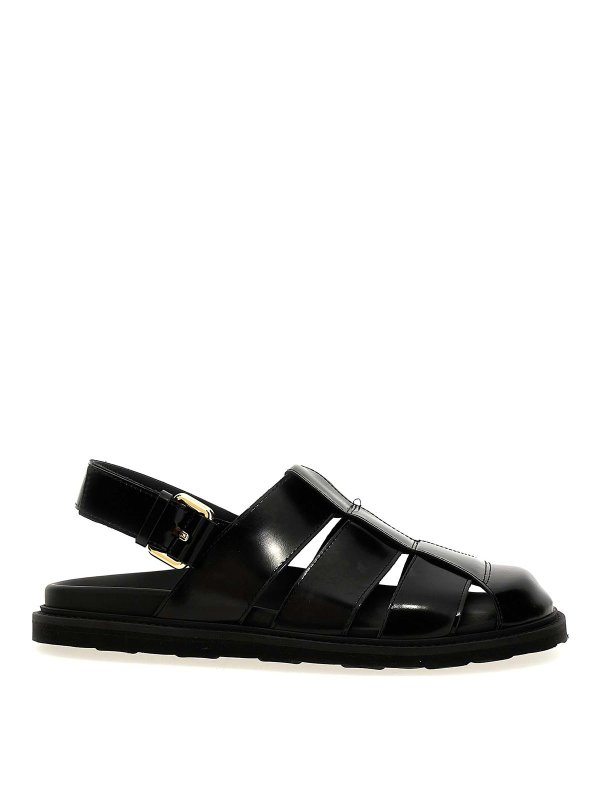 MOSCHINO: sandals - Leather Sandals