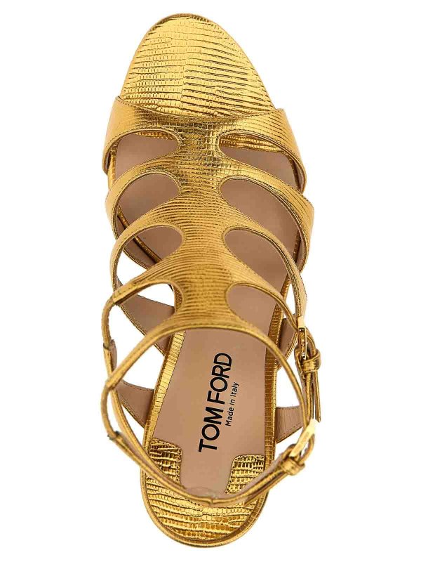 サンダル - 金 shop online: TOM FORD