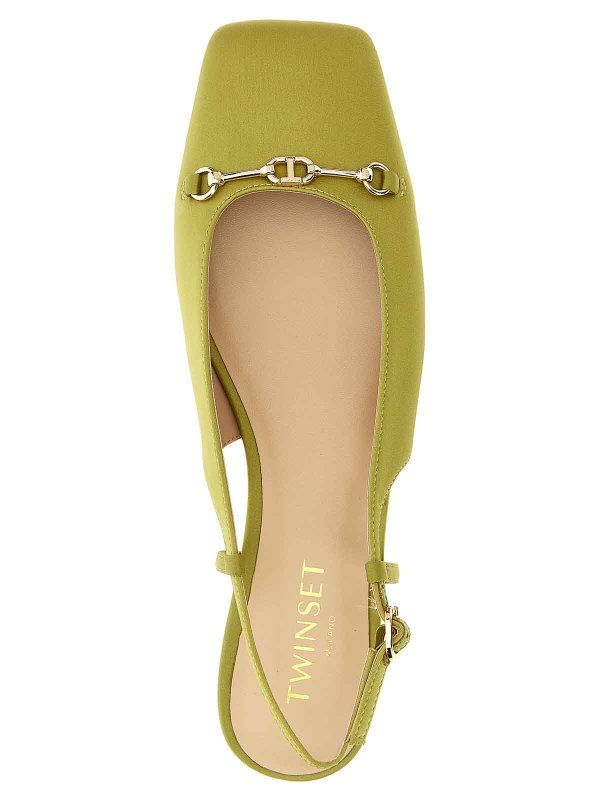 Slingback satinato shop online: TWINSET