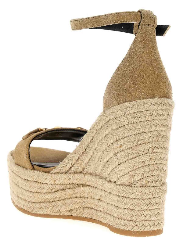 The Best Shops VERSACE: Espadrillas - Espadrilles - Beige