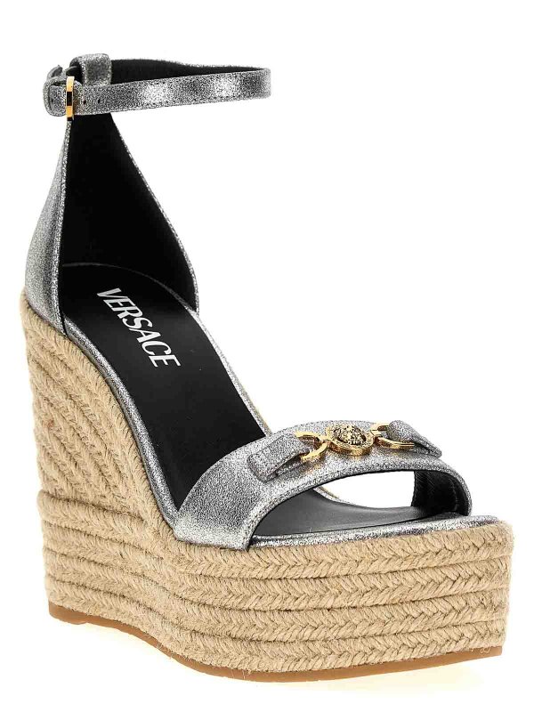 VERSACE: espadrillas online - Zeppe Medusa