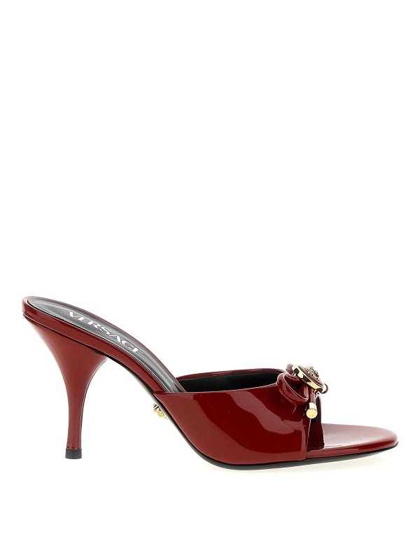 VERSACE: Sandales - Sandales - Rouge