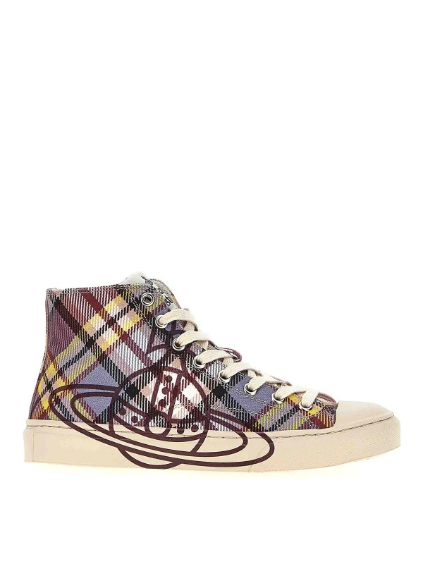 VIVIENNE WESTWOOD: trainers - High Top Plimsoll Sneakers
