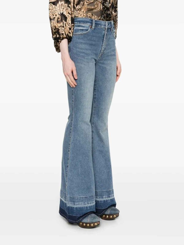 ALICE+OLIVIA: ストレートジーンズ online - ストレートジーンズ - ブルー