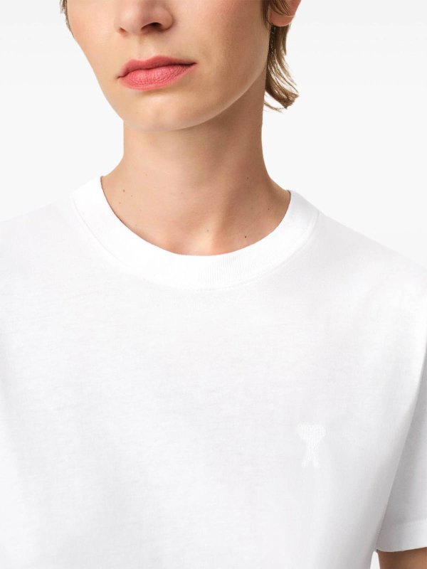 AMI PARIS: Camisetas online - Camiseta - Blanco