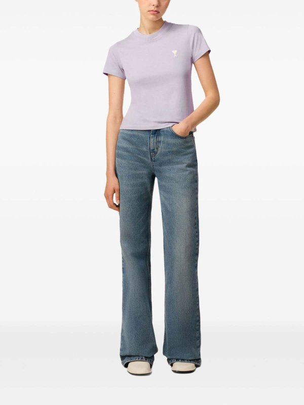 AMI PARIS: shirts online - Adc Cropped Shirt