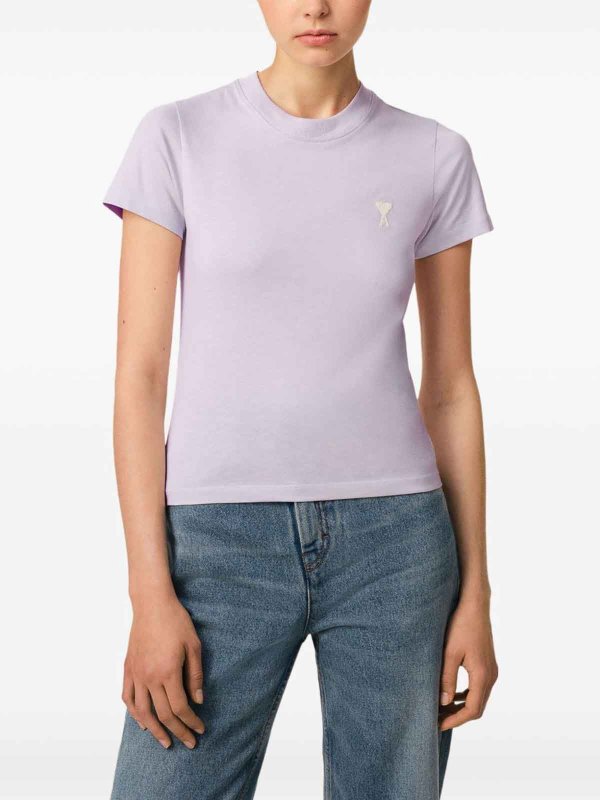 The Best Shops AMI PARIS: shirts - Adc Cropped Shirt