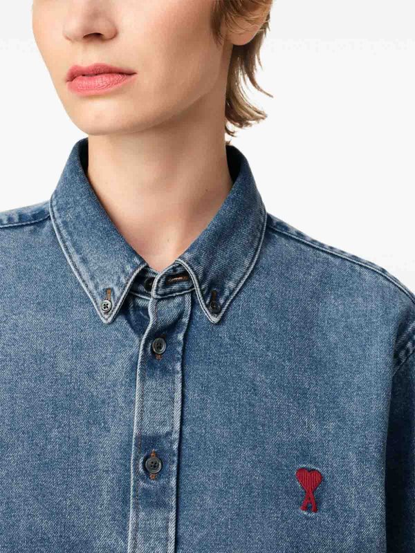 AMI PARIS: shirts online - Button Down Adc Shirt