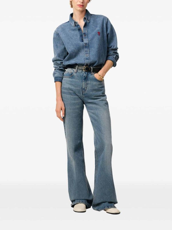The Best Shops AMI PARIS: shirts - Button Down Adc Shirt