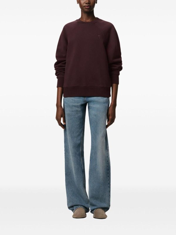 The Best Shops AMI PARIS: Sweatshirts & Sweaters - Tonal Adc Sweatshirt