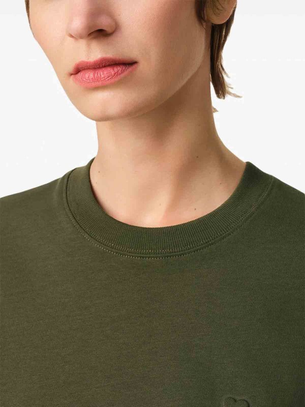 AMI PARIS: T-shirts online - T-Shirt - Vert