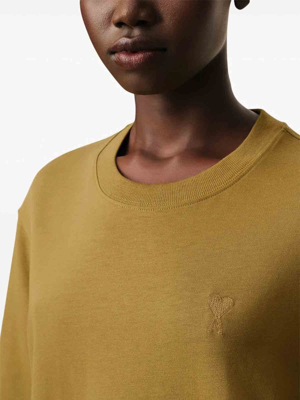 AMI PARIS: Camisetas online - Camiseta - Amarillo