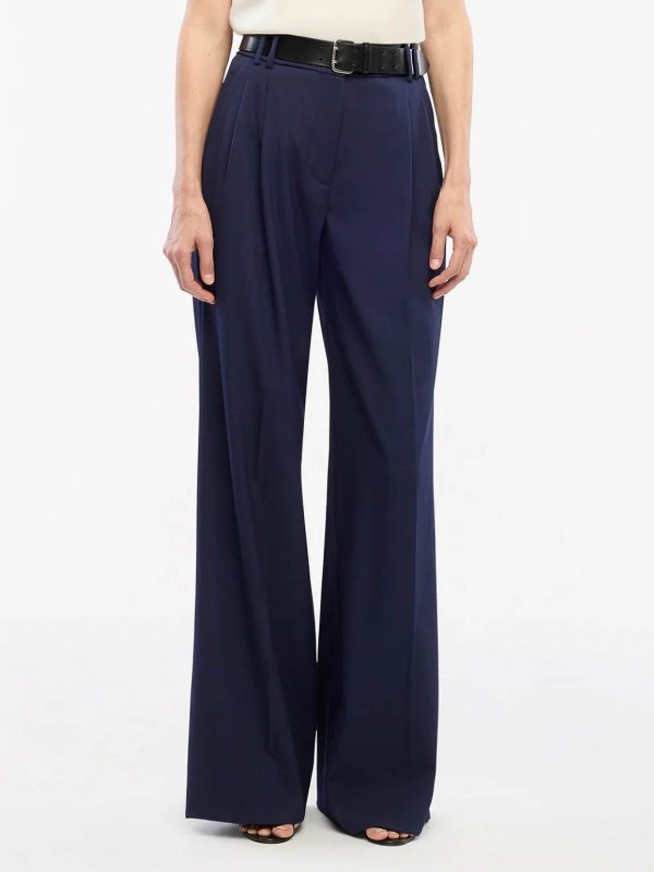 カジュアルパンツ - ブルー shop online: ANOTHER TOMORROW