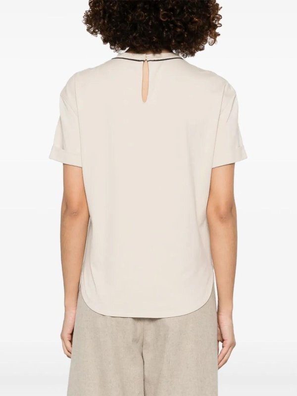 Camiseta - Beis shop online: BRUNELLO CUCINELLI