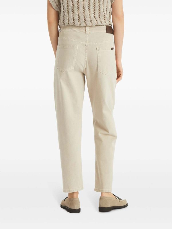 Bootcut Jeans - Beige shop online: BRUNELLO CUCINELLI