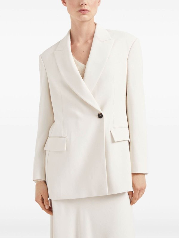 BRUNELLO CUCINELLI: カジュアルジャケット online - カジュアルジャケット - 白