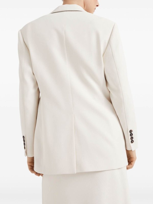 カジュアルジャケット - 白 shop online: BRUNELLO CUCINELLI