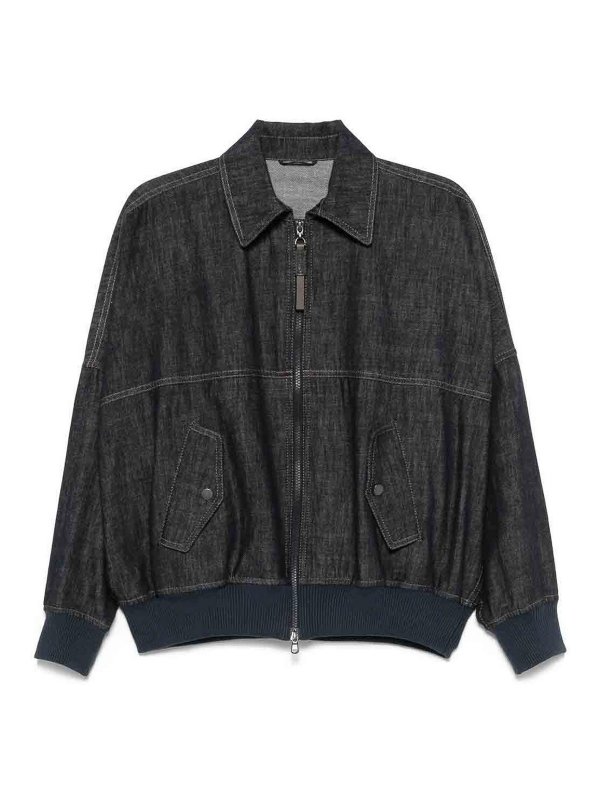 BRUNELLO CUCINELLI: casual jackets - Denim Blouson