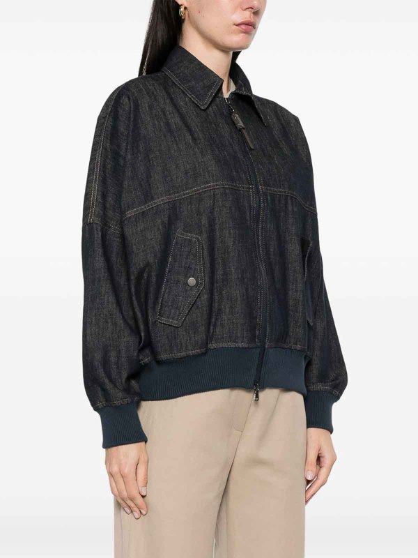 BRUNELLO CUCINELLI: casual jackets online - Denim Blouson