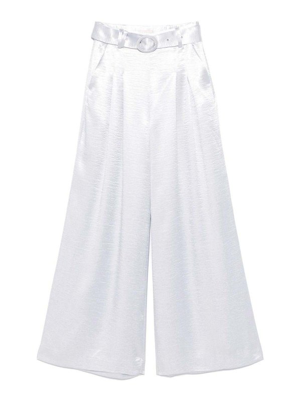 CINQ A SEPT: Pantalones casual - Pantalón Casual - Azul Claro