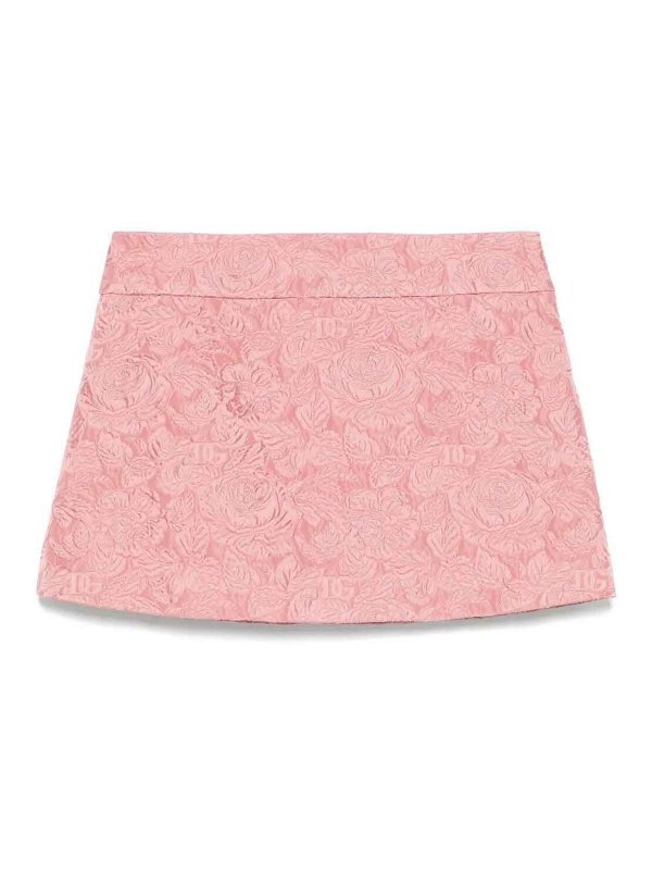 DOLCE & GABBANA: Mini jupes - Jupe Midi - Couleur Chair
