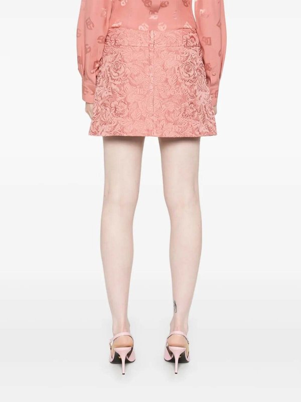 Jupe Midi - Couleur Chair shop online: DOLCE & GABBANA