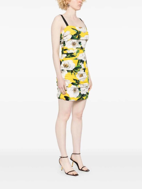 DOLCE & GABBANA: knee length dresses online - Drape Dress
