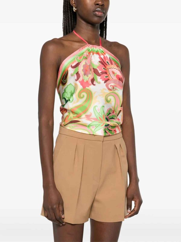 ETRO: Tops & Tank tops online - Foulard Top