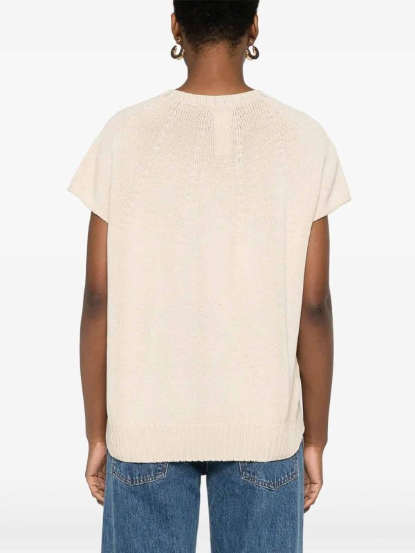 クルーネック - 白 shop online: FABIANA FILIPPI