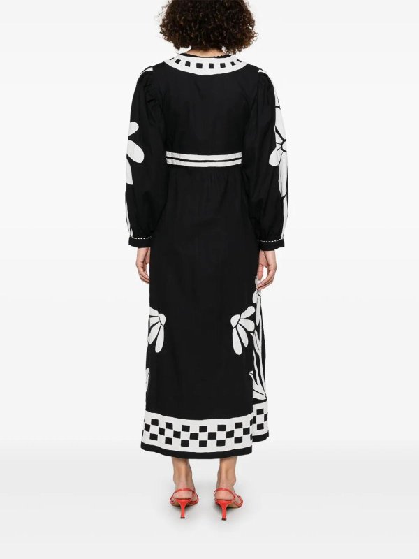 Maxikleid - Schwarz shop online: FARM RIO