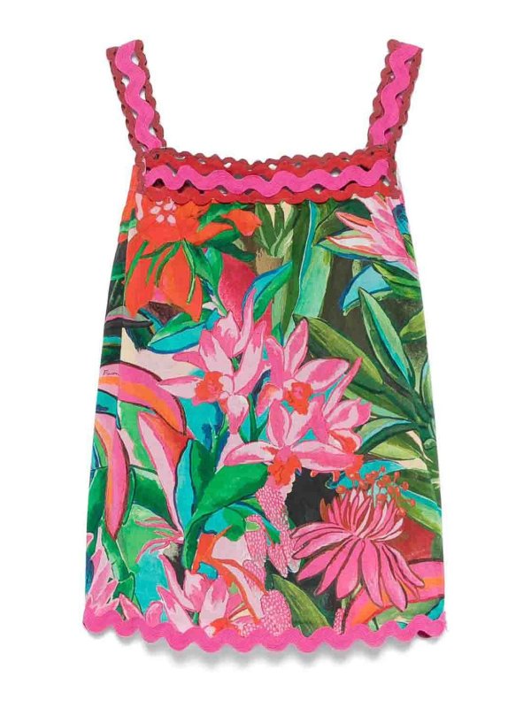 FARM RIO: ブラウス - ブラウス - マルチカラー