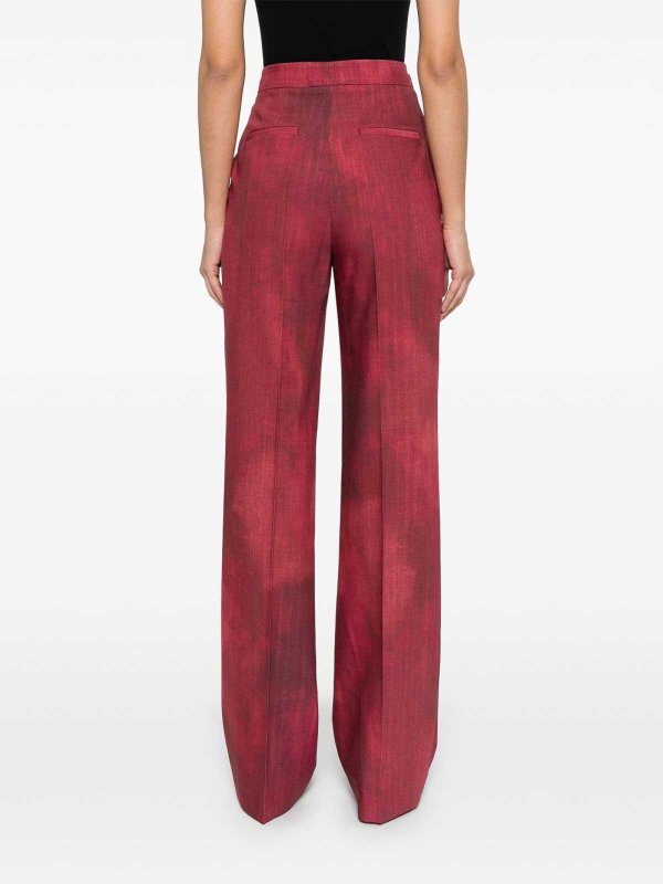 Casual Hose - Dunkelrot shop online: GABRIELA HEARST