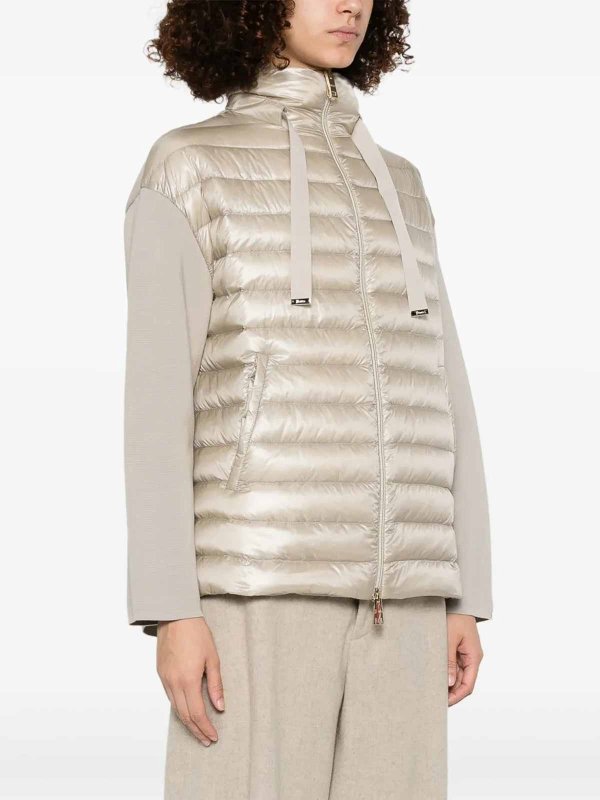 HERNO: casual jackets online - Knit Detail Jacket