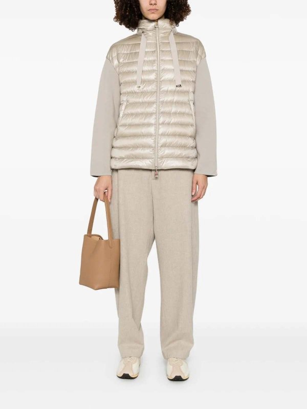 The Best Shops HERNO: casual jackets - Knit Detail Jacket