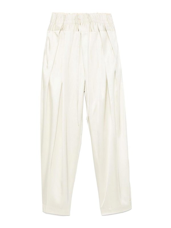 JIL SANDER: Casual Hosen - Casual Hose - Weiß