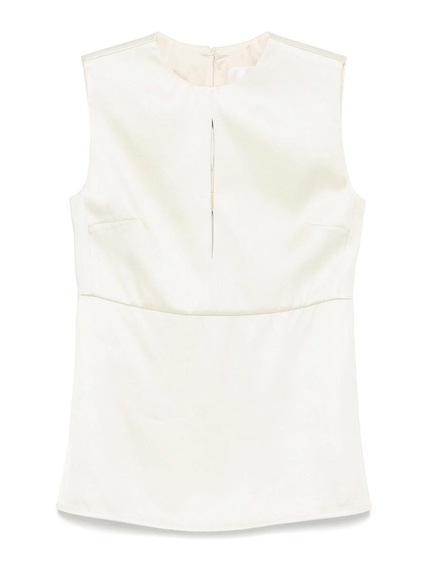 JIL SANDER: Tops & Tank tops - Cut Out Top