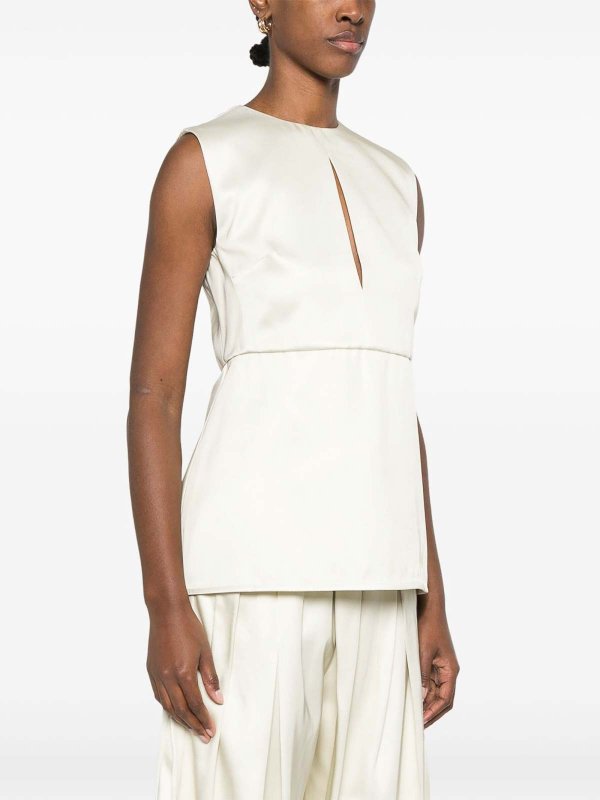 JIL SANDER: Tops & Tank tops online - Cut Out Top