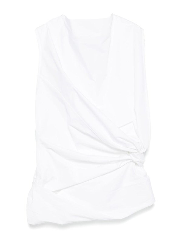 JIL SANDER: Tops & Tank tops - Draped Top