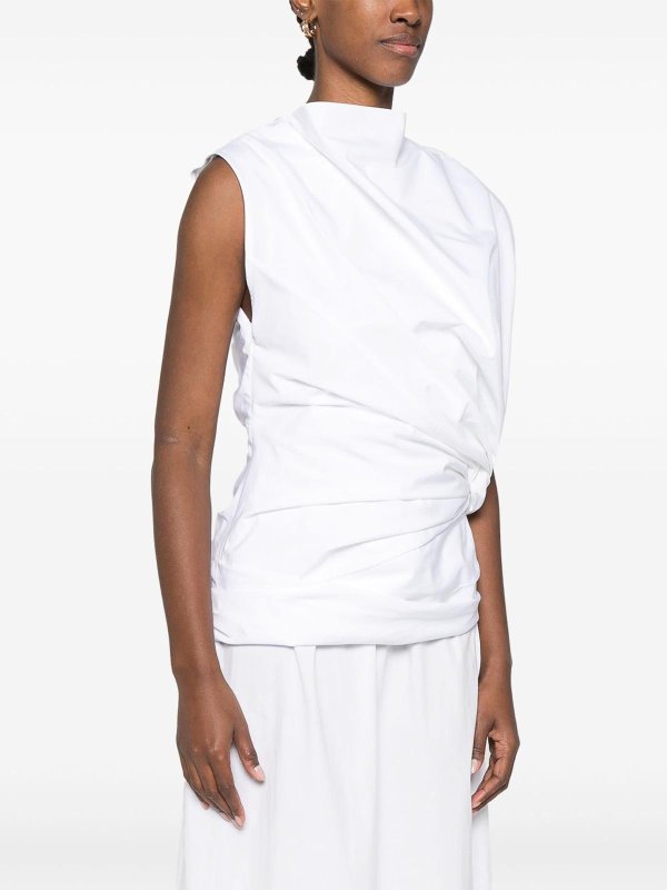 JIL SANDER: Tops & Tank tops online - Draped Top