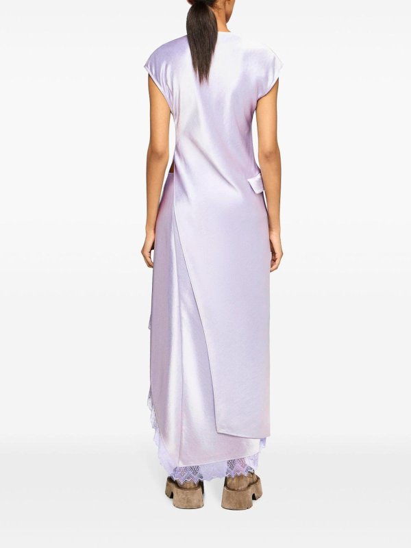 Abito in pizzo asimmetrico shop online: J.W. ANDERSON