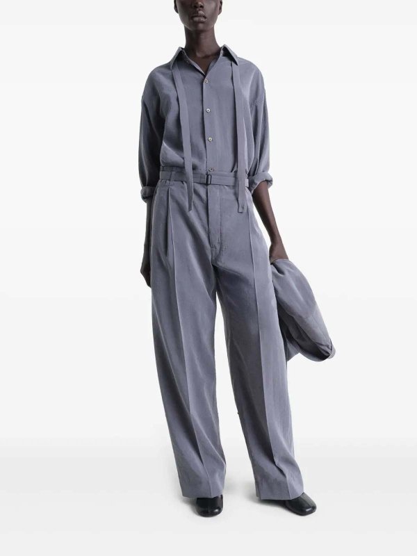 The Best Shops LEMAIRE: casual trousers - Belted Relaxed  Pants