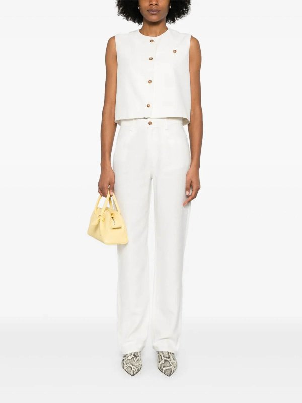 The Best Shops LOULOU STUDIO: Casual Hosen - Casual Hose - Weiß