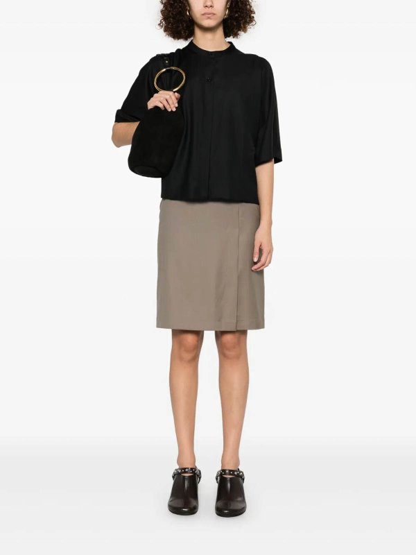 The Best Shops LOULOU STUDIO: クルーネック - クルーネック - 黒