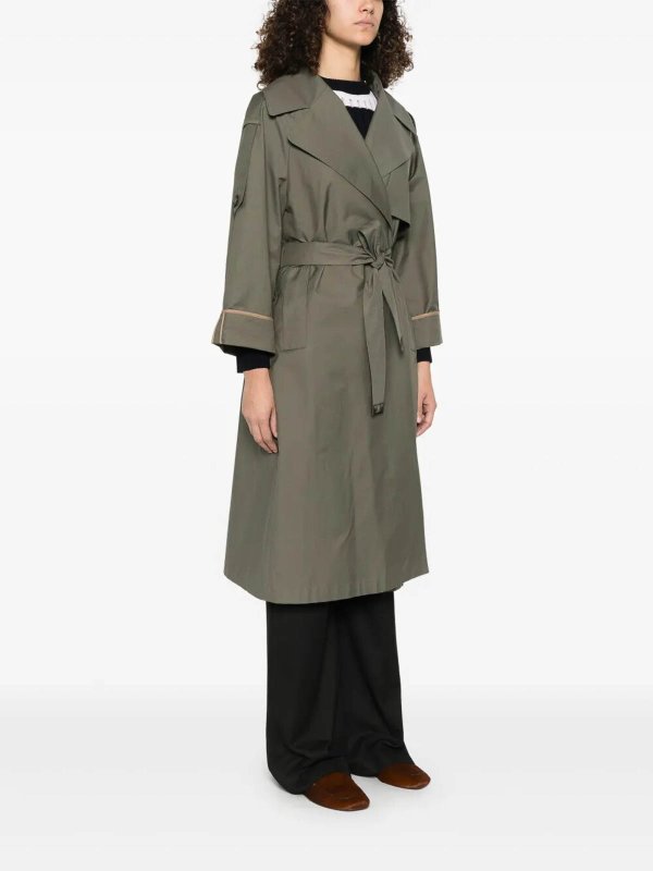 MAX MARA THE CUBE: トレンチコート online - トレンチコート - 緑