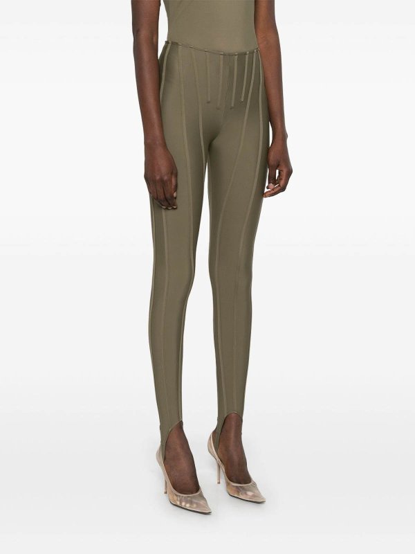 MUGLER: Leggings online - Leggins - Verde