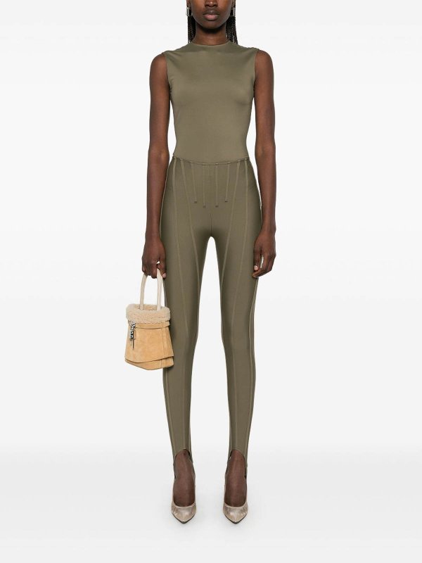 The Best Shops MUGLER: Leggings - Leggins - Verde