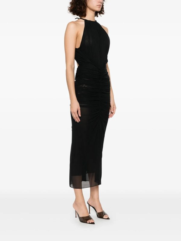Ruched Halter Dress shop online: MUGLER