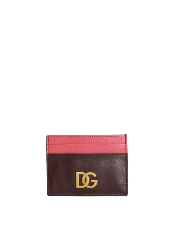 DOLCE & GABBANA: wallets & purses - Two Tone Card Holder