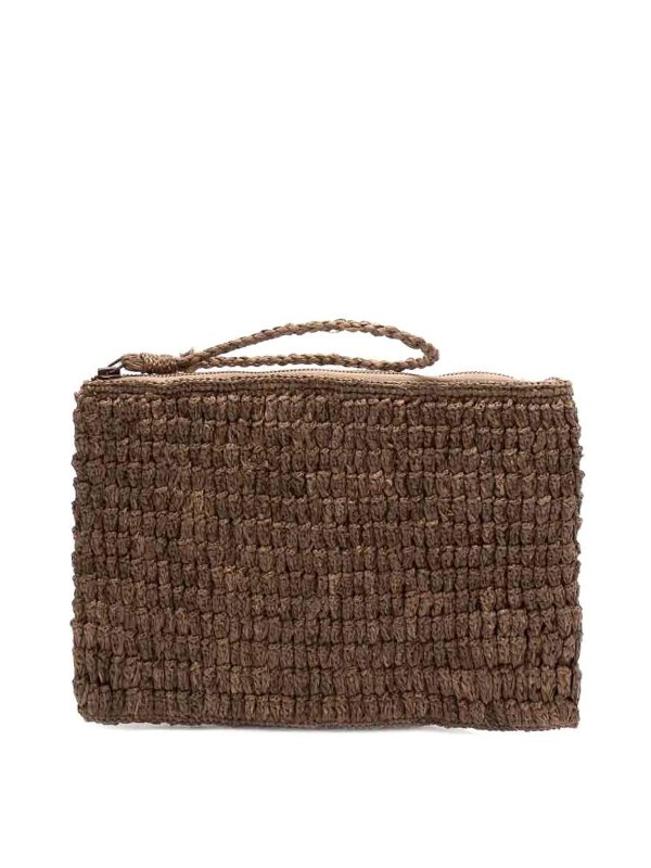 IBELIV: クラッチバッグ - クラッチバッグ - ブラウン