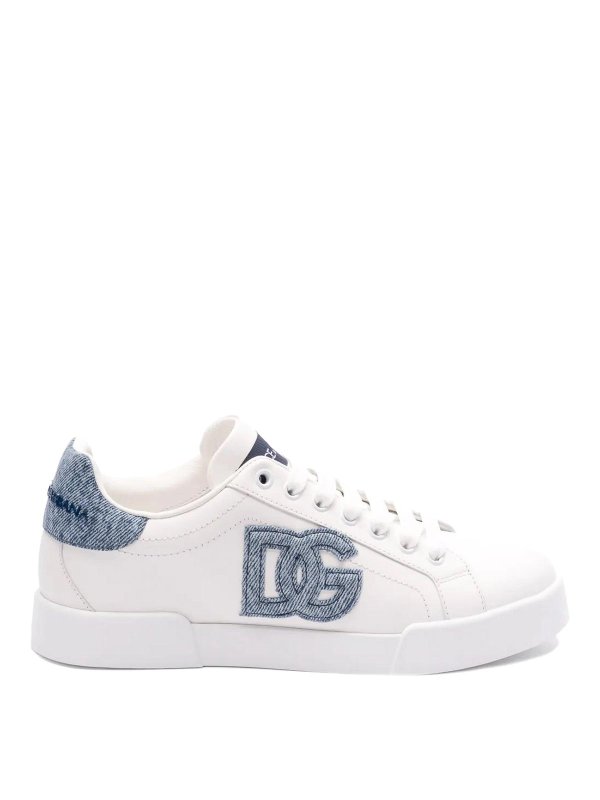 スニーカー DOLCE  GABBANA Women Sneakers CK2318A6H538M997 White Calfskin Portofino Light sneakers in White for Women